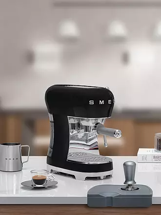 SMEG | Espresso-Kaffeemaschine 50s Retro Style Schwarz ECF02BLEU | 